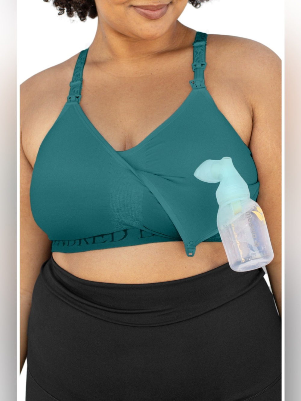 Kindred Bravely Sublime Hands-Free Pumping & Nursing Bra Teal Size Medium